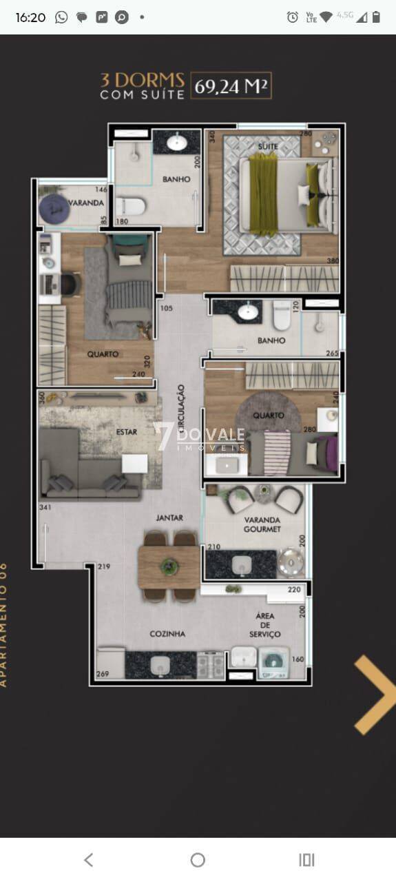 Apartamento, 3 quartos - Foto 6