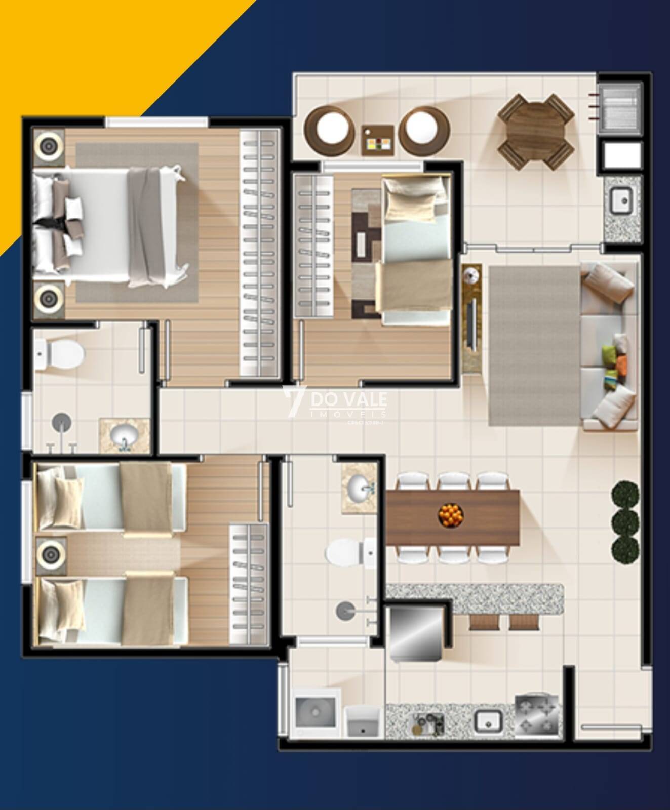 Apartamento, 3 quartos, 70 m² - Foto 19